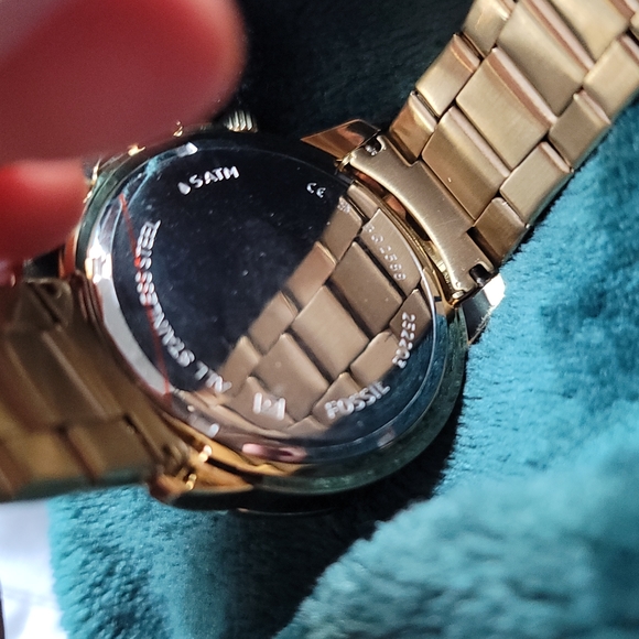 NEW Men's 22mm Gold stainless steel Fossil watch - Picture 6 of 10